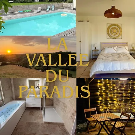 La Vallee Du Paradis- Piscine, Chauffee Et Balneotherapie Apartamento